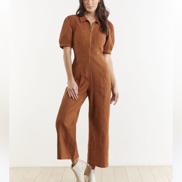 THE ODELLS Tamil Jumpsuit | Size 8 | Cardamom | Sold at Anthropologie - Picture 2 of 8